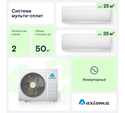 Мультисплит система Axioma ASB18M2Z1R/ASX09MHZ1R/ASX12MHZ1R