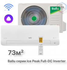 Сплит-система инверторного типа Ballu Ice Peak DC BSPKI-24HN8_V4 комплект
