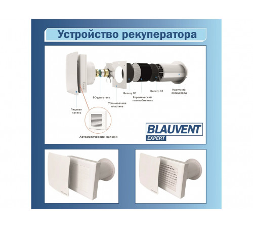 Рекуператор Blauvent EXPERT 125