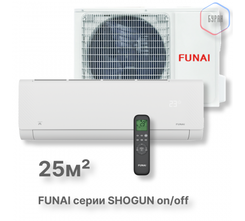 Классическая сплит-система серии SHOGUN 2025 RAC-SG25HP.D04 (комплект)