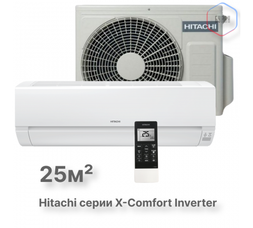 Кондиционер инверторный Hitachi RAK-25REF/RAC-25WEF