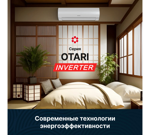 Тепловой насос типа «воздух-воздух» Kentatsu серии OTARI KSGOT50HZRN1/KSROT50HZRN1