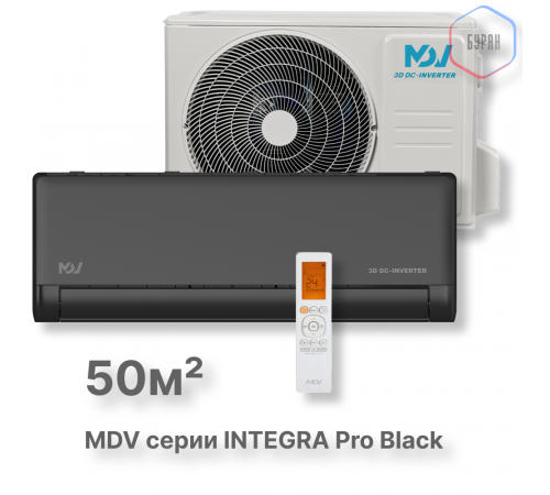 Инверторная сплит-система MDV серия INTEGRA Pro Black серия INTEGRA Pro Black MDSBI-18HRFN8/MDOAI-18HFN8