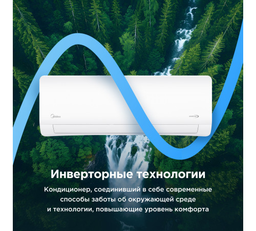 Настенная сплит-система Midea серии Paramount Inverter MSAG1-18N8D0-I/MSAG1-18N8D0-O