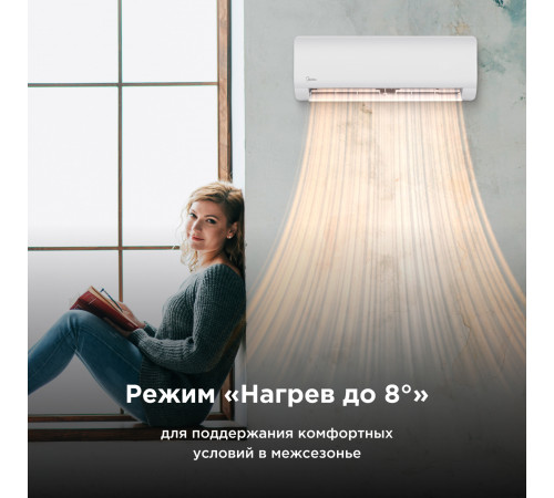 Настенная сплит-система Midea серии Paramount MSAG1-24HRN1-I/MSAG1-24HRN1-O