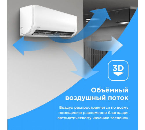 Настенная сплит-система Midea серии Paramount Inverter MSAG1-18N8D0-I/MSAG1-18N8D0-O