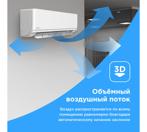 Настенная сплит-система Midea Unlimited MSAG2-24HRN1-I/MSAG2-24HRN1-O