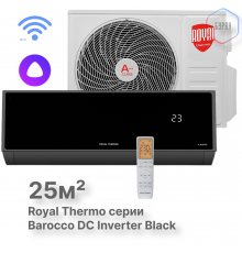Сплит-система инверторного типа Royal Thermo Barocco DC RTBI-09HN8/black комплект