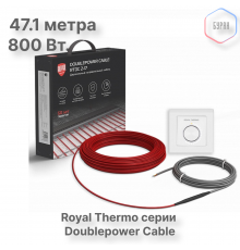 Кабель нагревательный Royal Thermo RTDC 2-17-800 с терморегулятором RTO-16