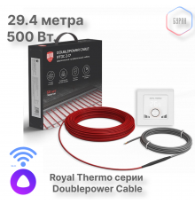 Кабель нагревательный Royal Thermo RTDC 2-17-500 с терморегулятором RTI-16