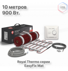 Комплект теплого пола Royal Thermo EasyFix Mat RTEM 2-180-5 с терморегулятором Basic