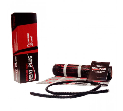 Теплый пол Нагревательный мат Heat Plus 1 м.кв.