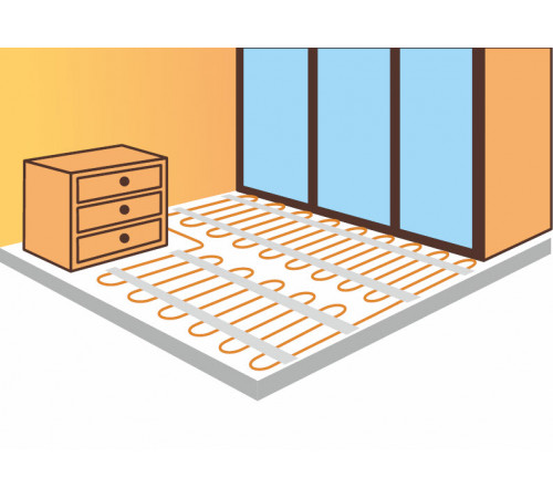 Нагревательный мат EASTEC ECM - 1,0 (1 кв.м.)