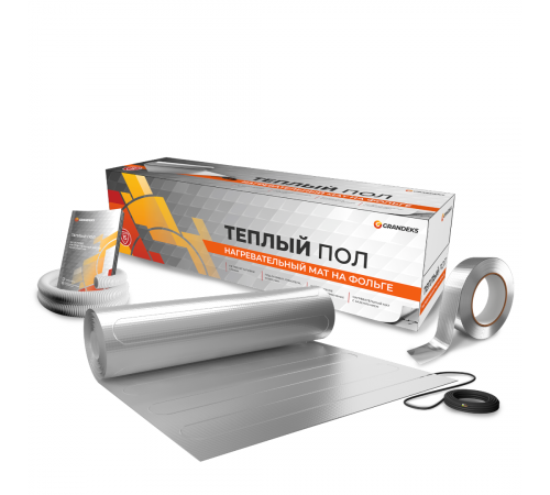 Ультратонкий фольгированный тёплый пол Grandex MF 225 Вт. 1,5 кв.м.