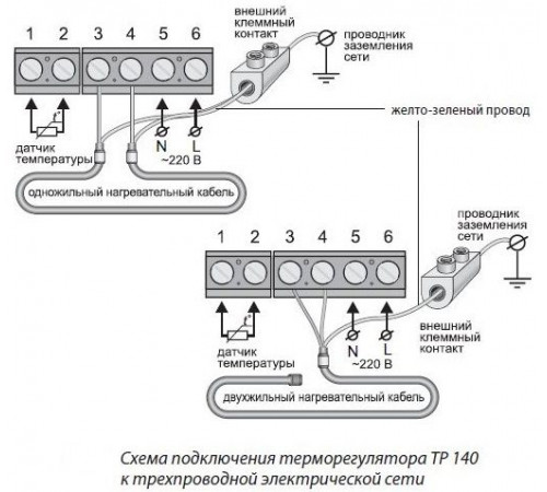 Терморегулятор для системы антиобледенения и снеготаяния ТР-140