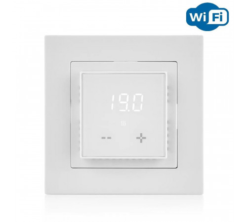 Терморегулятор для теплого пола Russian Heat 6000D Wi-Fi белый