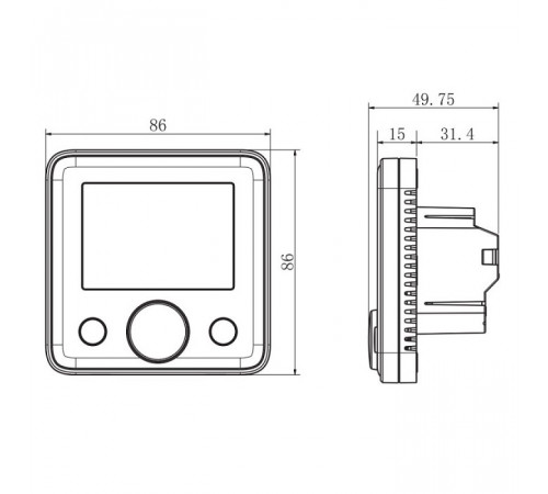 Терморегулятор Grand Meyer Mondial Series W330 с функцией Wi-Fi