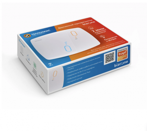 Терморегулятор двухзонный Теплолюкс BiZone Wi-Fi программируемый