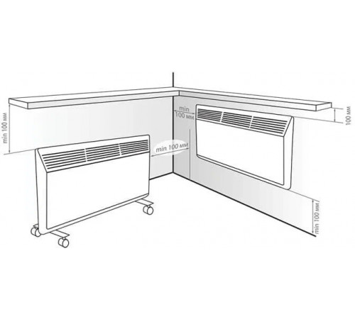 Электроконвектор ZILON Комфорт ZHC-1500 SR3.0
