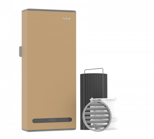 Компактная приточно вытяжная вентиляция VAKIO BASE SMART Бежевое сияние (Beige)
