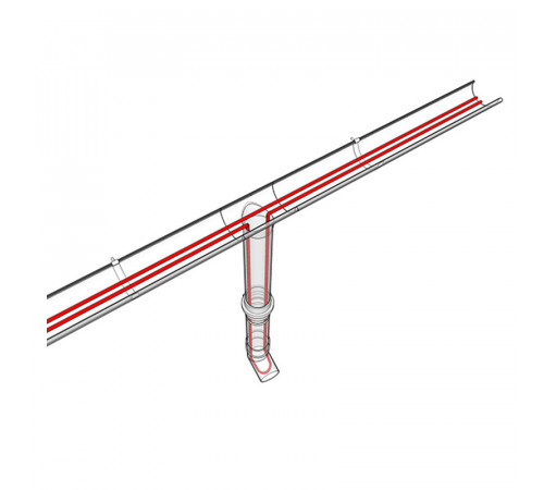 Греющий кабель для желобов и водостоков SRL 30-2 CR 30 Вт (12м) комплект