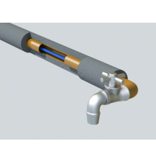 Саморегулирующийся греющий кабель внутрь трубы (15 Вт) экранированный