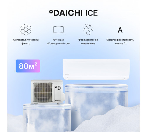 Настенная сплит-система Daichi Ice ICE80AVQ1-1/ICE80FV1-1