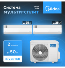 Мульти сплит система Midea M2OE-18HFN8-Q1/MMCA1BU-09HRFN8*2