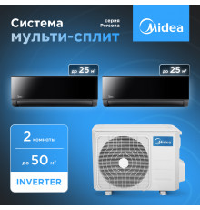 Мульти сплит система Midea M2OE-18HFN8-Q1/MMAG4-09N8D0-I/MMAG4-09N8D0-I