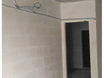 Закладка трассы трубопроводов для двух кондиционеров