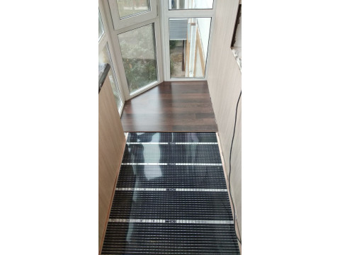 Теплый пол на балконе для новоселов.