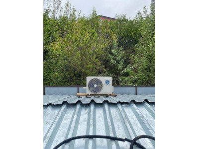 Монтаж сплит системы в вагончике