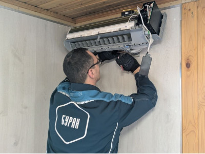 Монтаж кондиционера Energolux SAS09M1-AIB в летней кухне в с. Нелюбино – работа для постоянного клиента