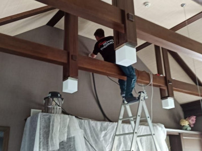 Монтаж сплит-систем в загородном доме Валерия в пос. Геологов