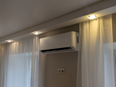 Елена из Томска выбрала комфорт и стиль вместе с компанией «Буран Климат» — установка сплит-системы Royal Thermo Diamond DC