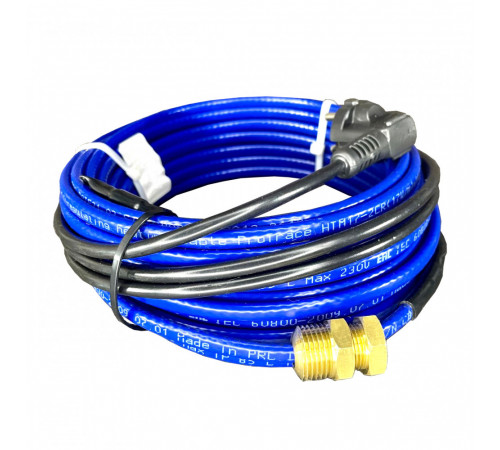 Греющий кабель для установки в трубу с сальниковым узлом - 4м