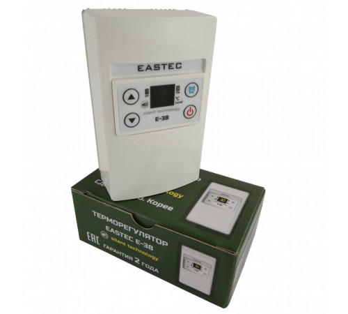 Терморегулятор EASTEC E-38 Silent (Накладной, симисторный, бесшумный, 2,5 кВт)