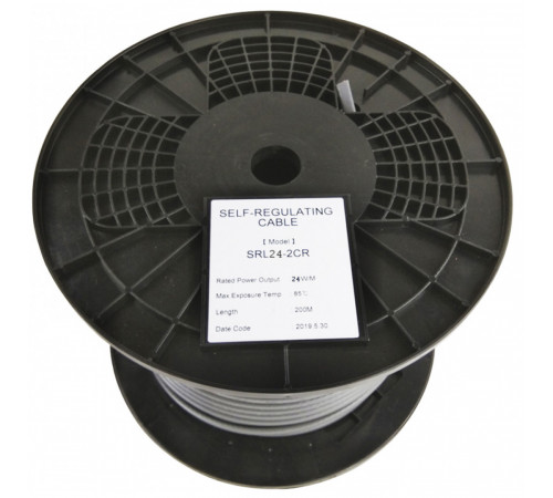 EASTEC SRL 24-2 CR, M=24W (200м/рул.), греющий кабель, пог.м.