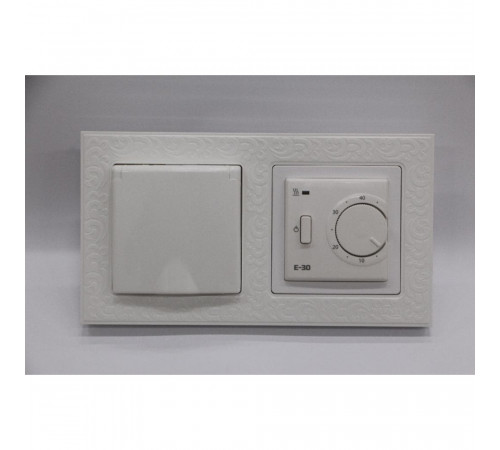 Терморегулятор EASTEC E-30 белый механический (Встраиваемый 3,5 кВт)