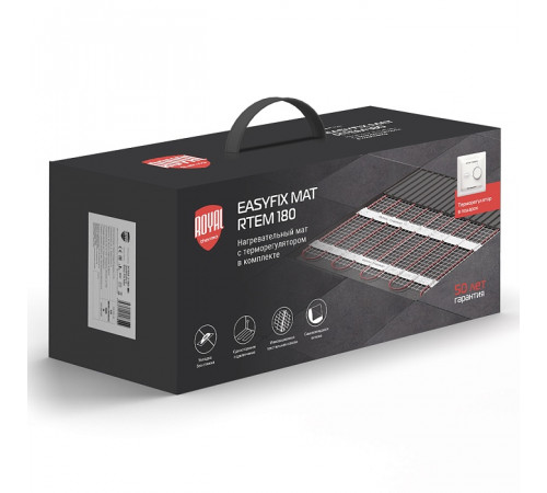 Комплект теплого пола Royal Thermo EasyFix Mat RTEM 2-180-3,5 с терморегулятором Basic
