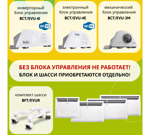 Модуль отопительный электрического конвектора Ballu Evolution Transformer BEC/EVU-1000