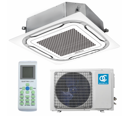 Кассетный кондиционер Quattroclima QV-I12CG1/QN-I12UG1/QA-ICP11