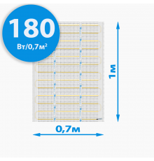 Секции тёплого пола РИМ GOLD-70 - 180Вт/0,7м² на отрез