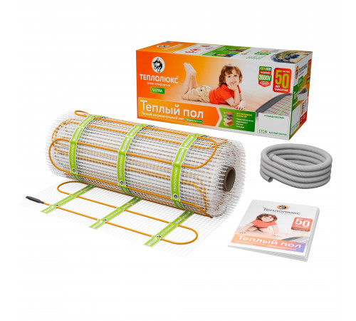 Нагревательный мат Теплолюкс ULTRA МНН 445 Вт/2.5 кв.м