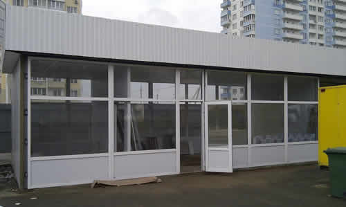 Отопление торгового павильона Отопление торгового павильона