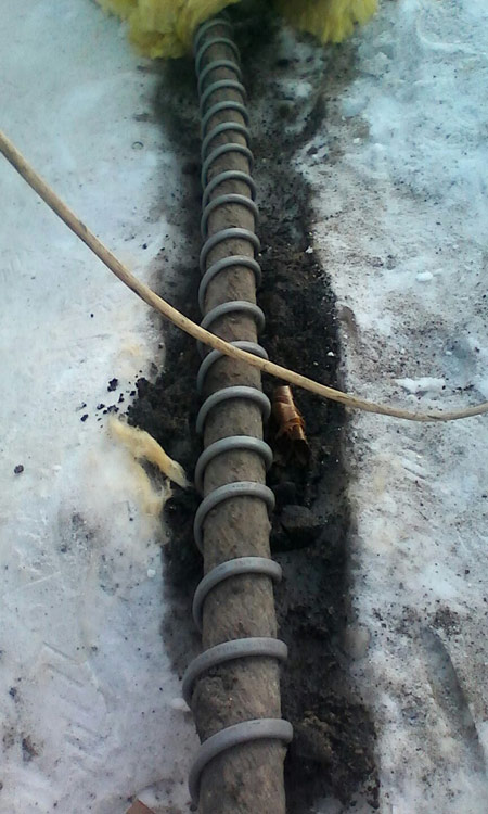 Применение саморегулирующего кабеля Применение саморегулирующего кабеля