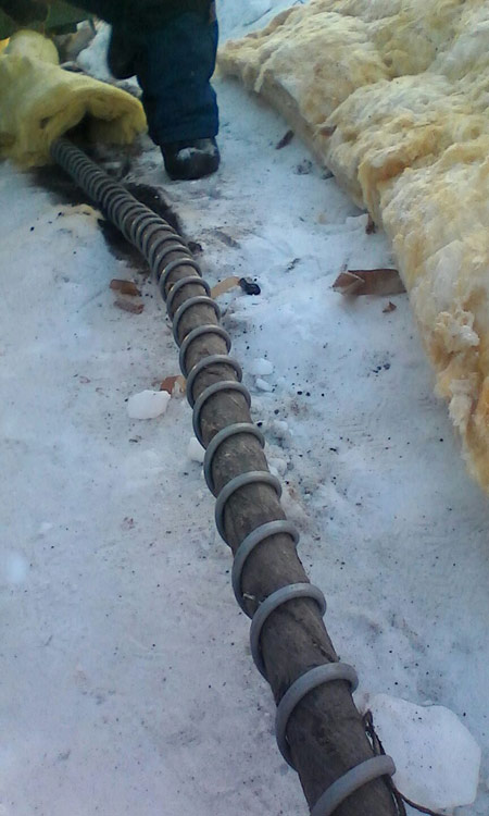 Применение саморегулирующего кабеля Применение саморегулирующего кабеля