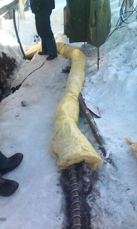 Применение саморегулирующего кабеля Применение саморегулирующего кабеля