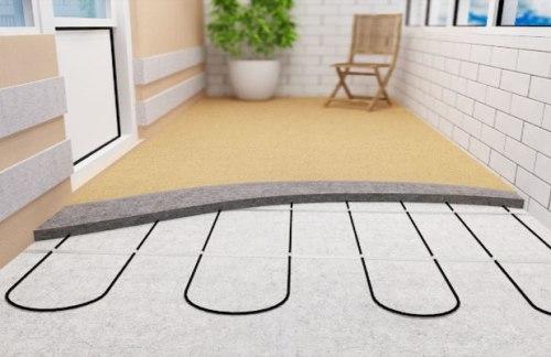 Теплый пол на балконе Теплый пол на балконе